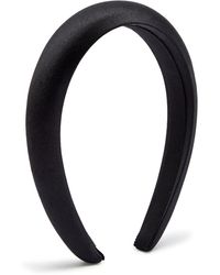 Jennifer Behr - Tori Padded Silk-Satin Headband - Lyst