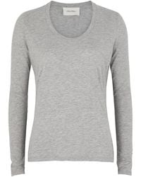 American Vintage - Jacksonville Slubbed Cotton-blend Top - Lyst