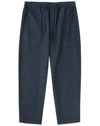 YMC - Alva Skate Cotton-Blend Jacquard Trousers - Lyst