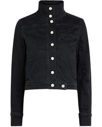 Courreges - Reedition Logo Stretch-Denim Jacket - Lyst