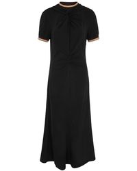 Wales Bonner - The Wing Twisted Cotton Midi Dress - Lyst
