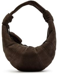 Lemaire - Fortune Croissant Mini Nubuck Leather Shoulder Bag - Lyst