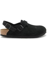 Birkenstock - Tokio Ii Suede Clogs - Lyst