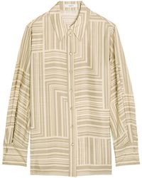 JOSEPH - Atlan Printed Silk Shirt - Lyst