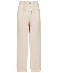 Studio Nicholson - Drawstring Straight-Leg Modal-Blend Trousers - Lyst
