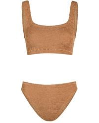 Hunza G - Coverage Xandra Crinkle Bikini - Lyst