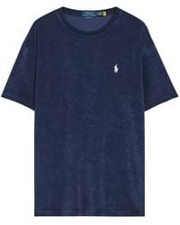 Polo Ralph Lauren - Logo-Embroidered Terry T-Shirt - Lyst