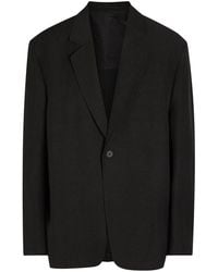 Studio Nicholson - Denison Linen And Wool-Blend Blazer - Lyst