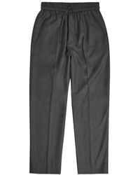 Officine Generale - Nilson Wool And Cashmere-Blend Trousers - Lyst
