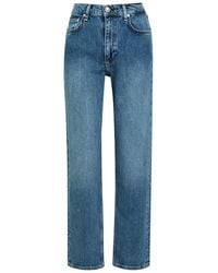 Rag & Bone - Harlow Ankle Straight-Leg Jeans - Lyst