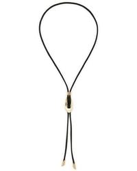 Lemaire - Snake Bolo Tie Nappa Necklace - Lyst
