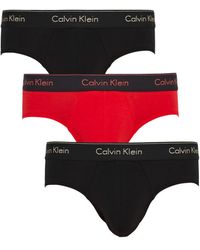 Calvin Klein - Logo Stretch-cotton Briefs - Lyst