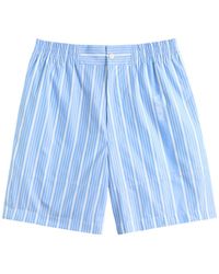 Jacquemus - Le Short Aloe Striped Cotton Shorts - Lyst