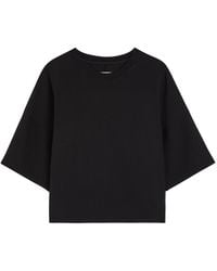 OSSOU - Rift Cropped Cotton-Blend T-Shirt - Lyst