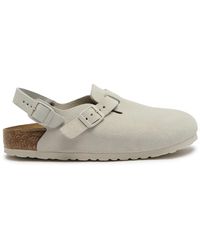 Birkenstock - Tokio Ii Suede Clogs - Lyst