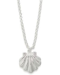 Timeless Pearly - Shell Sterling Necklace - Lyst