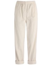 American Vintage - Padow Cropped Corduroy Trousers - Lyst
