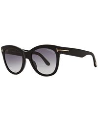 Tom Ford - Wallace Round Frame Sunglasses Bkot 01b - Lyst