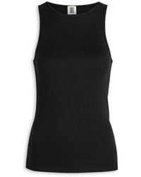 By Malene Birger - Amani Ribbed Stretch-Cotton Tank - Lyst