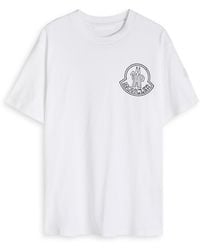 Moncler - New Badge Logo-Print Cotton T-Shirt - Lyst