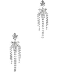 Rabanne - Chandelier Crystal-embellished Drop Earrings - Lyst