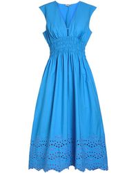 Rails - Roxanne Embroidered Cotton Midi Dress - Lyst