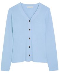 Emilia Wickstead - Ash Ribbed Wool Cardigan - Lyst