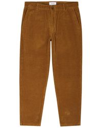 Les Deux - Jared Corduroy Tapered-leg Trousers - Lyst