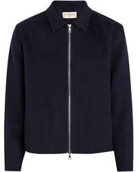Officine Generale - Mazir Wool Bomber Jacket - Lyst