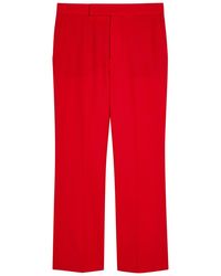 Maria McManus - High-Waisted Stretch-Wool Trousers - Lyst