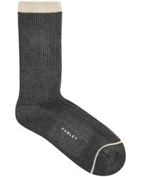 Varley - Kerry Ribbed Jersey Socks - Lyst