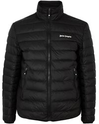 Palm Angels - Logo Quilted Shell Jacket - Lyst