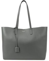 Saint Laurent - East West Grained Leather Tote, Tote Bag - Lyst