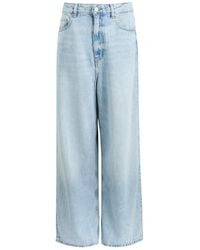 Ganni - Baggy Wide-Leg Jeans - Lyst