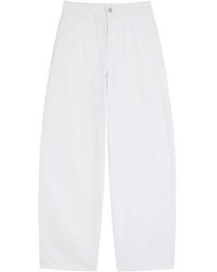 Lemaire - Curved Wide-Leg Jeans - Lyst