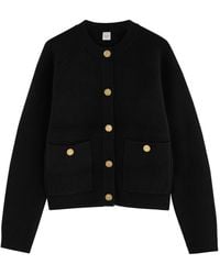 TOTEME - Wool-Blend Cardigan - Lyst
