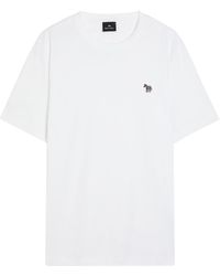 Paul Smith - Appliquéd Cotton T-Shirt - Lyst