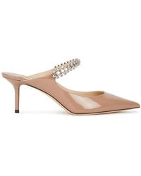 Jimmy Choo - Romy 85 Almond Suede Pumps, Pumps, , Pointed Toe - Lyst