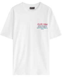 Club 1984 - Live Fast Printed Cotton T-Shirt - Lyst