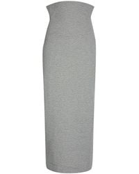 Issey Miyake - Allow Sculptured Paper-Blend Maxi Skirt - Lyst