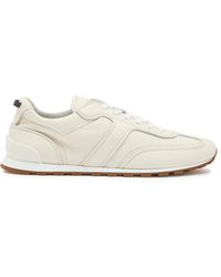 Brunello Cucinelli - Panelled Leather Sneakers - Lyst