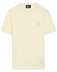Moncler - Logo-Appliquéd Cotton T-Shirt - Lyst