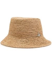 Vivienne Westwood - Orb Raffia Bucket Hat - Lyst
