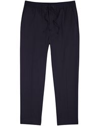 Calvin Klein - Tapered Twill Trousers - Lyst
