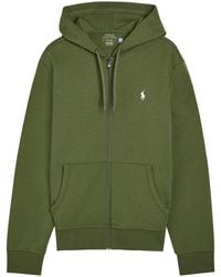 Polo Ralph Lauren - Hooded Cotton-Blend Sweatshirt - Lyst