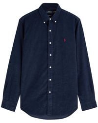 Polo Ralph Lauren - Logo-Embroidered Corduroy Shirt - Lyst