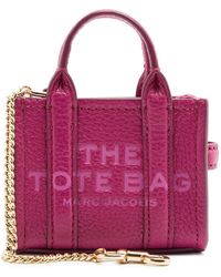 Marc Jacobs - The Tote Nano Leather Bag Charm - Lyst
