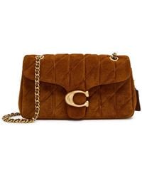 COACH - Tabby 26 Quilted Suede Shoulder Bag - Lyst