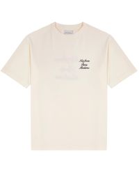 Drole de Monsieur - Nfpm Embroidered Cotton T-shirt - Lyst