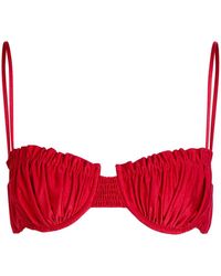 Faithfull the Brand - Esterel Ruffled Bikini Top - Lyst